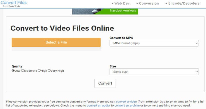 descargador y convertidor de MP4 en línea gratis -Convert Files