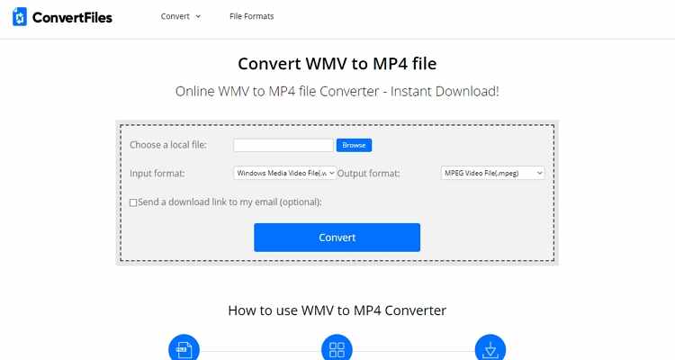 convert mp4 online free -Convert Files