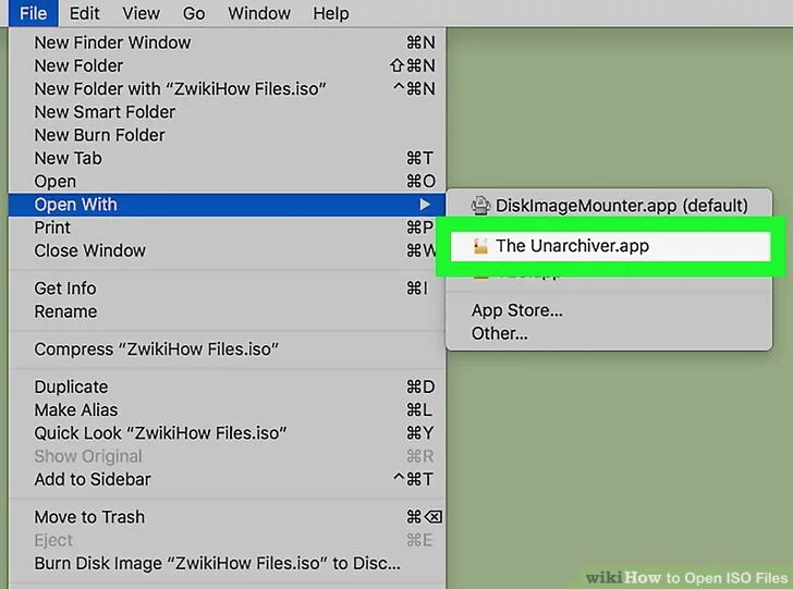 Cómo abrir un archivo ISO en Mac