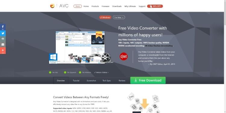 cnet free avi to mp4 converter