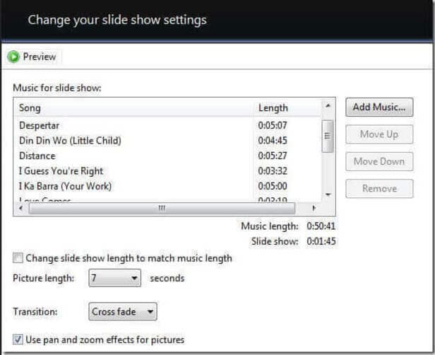 Make a DVD Slideshow on Windows 7 - Start Burning Slideshow to DVD