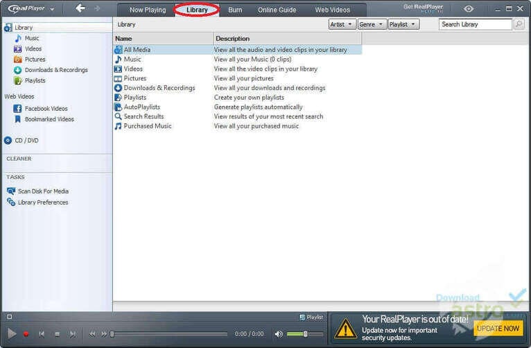 How to Burn Music to CD on Windows 7 - Use RealPlayer to Burn Music