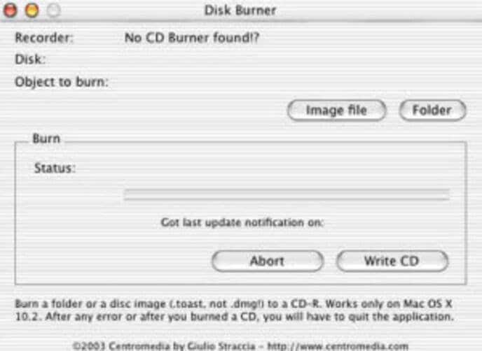 free dvd burnning tool for Mac - disc burner
