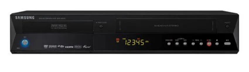 VHS-to-DVD player to convert VHS to MP4