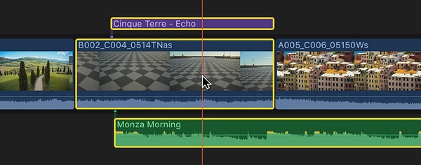 final cut pro split clip