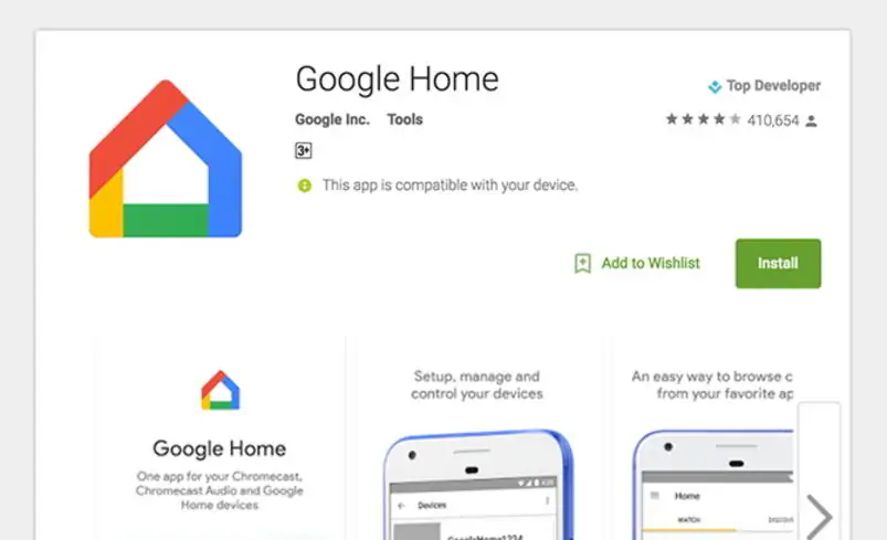 video in streaming tramite google home