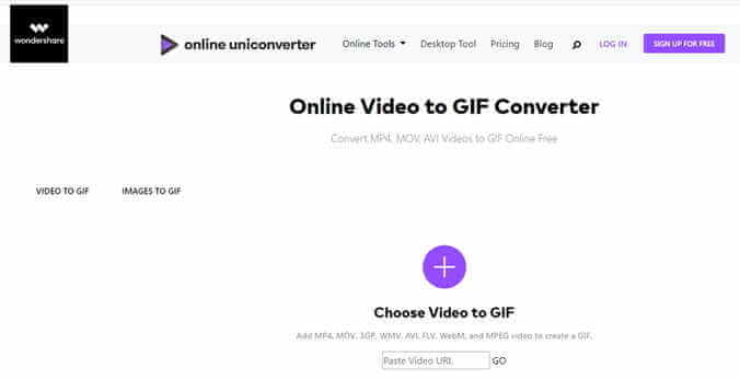 MKV to GIF Online Converter-Online UniConverter