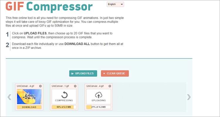 Compresseur GIF en ligne -GIF Compressor