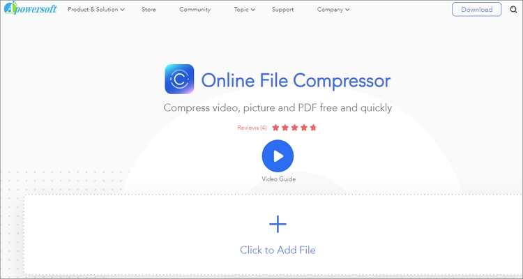 Compresseur GIF en ligne -Apowersoft