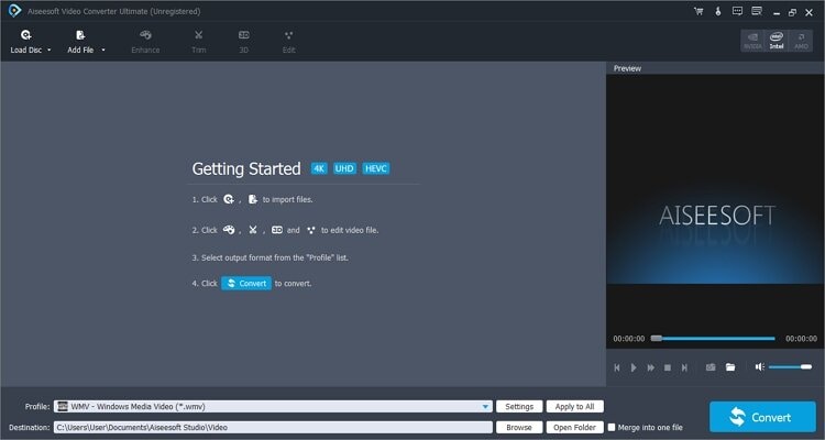 Convertir GIF a WebM en línea :Aiseesoft Video Converter Ultimate