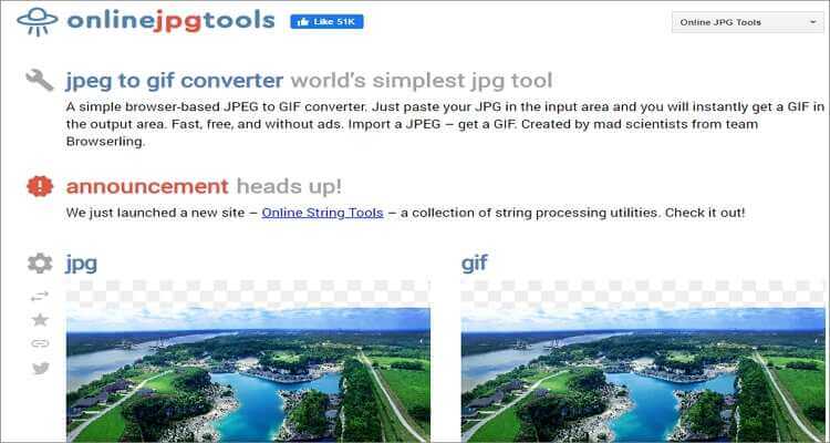 Convertir PNG a GIF en Línea Gratis: Online PNG Tools