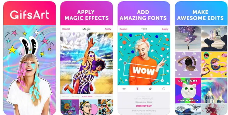 Créez un GIF pour Instagram -PicsArt GIF & ; Sticker Maker