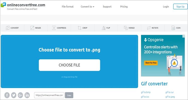 convert GIF to PNG online - Onlineconvertfree
