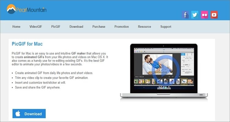 Online Kostenloser YouTube GIF Maker - PicGIF for Mac