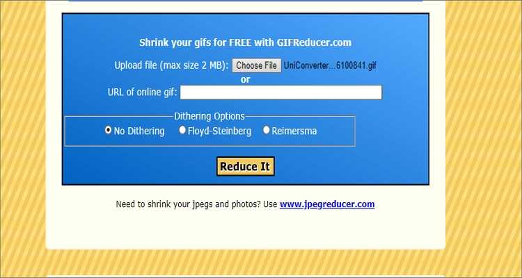 Reduce GIF Size Online Free-GIF Reducer