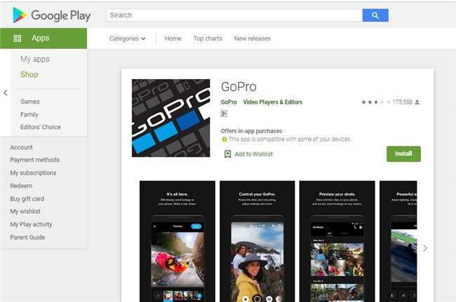 gopro bearbeitungs app für android - gopro app