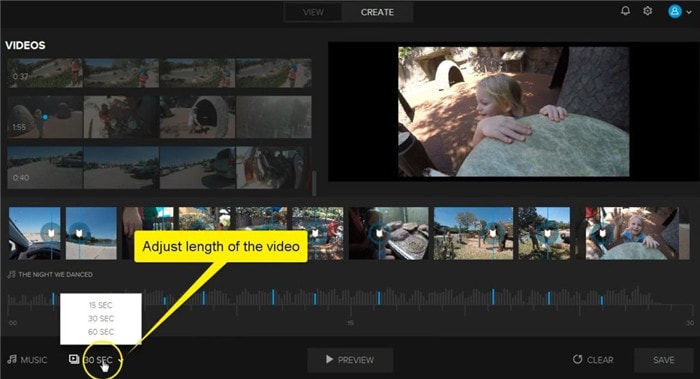video duration