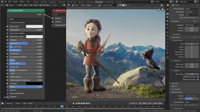 quik video editor with blender