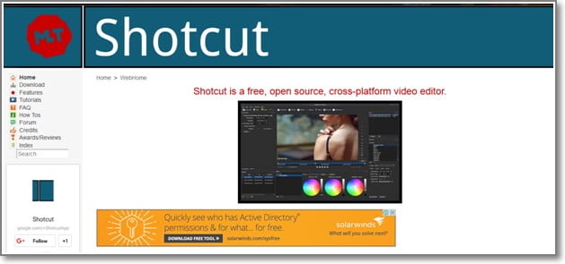 Online iMovie alternatives-ShotCut