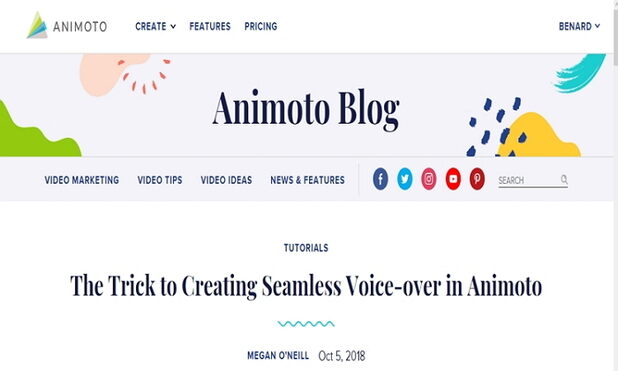 Erstellen eines Voiceover in iMovie Online-Animotos