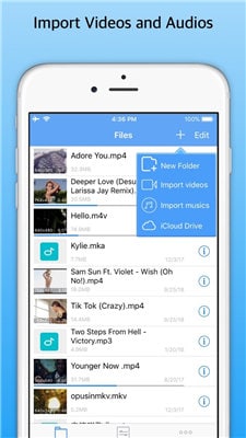 convertir video a audio aplicación iphone