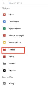 how to download a google drive video to iphone