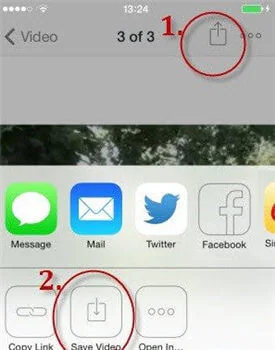 save video to iphone