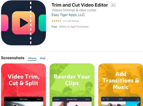 trim and cut video editor