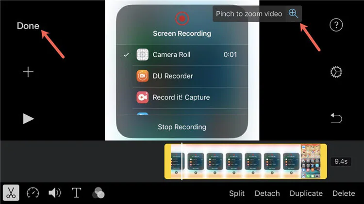 how to cut a video shorter on iphone