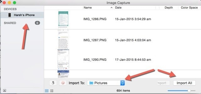 how to upload videos from iphone to mac