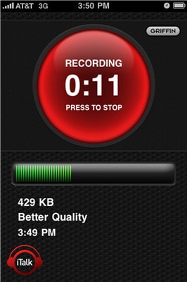 cómo grabar audio de alta calidad en iPhone