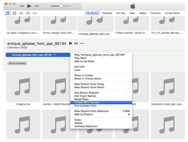 convert WMA to MP3 using iTunes