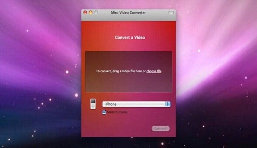 convertisseur vidéo gratuit pour mac-miro video converter free