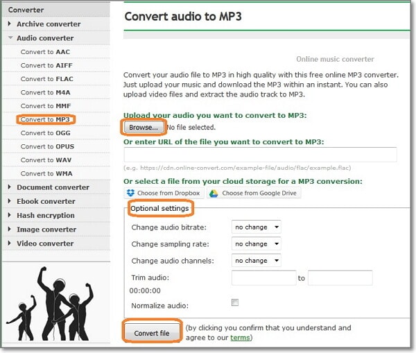 convert ogg to mp3 online-Audio Online Convert