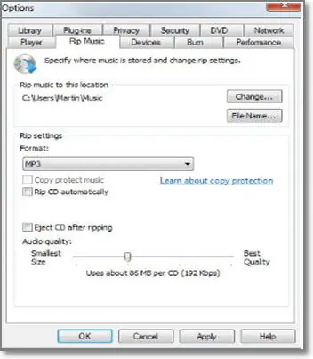 convert wav to mp3 by Windows Media Player