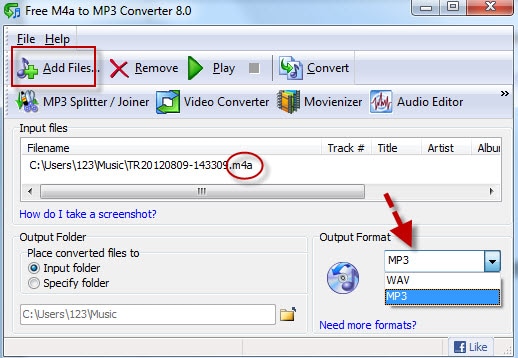 converter m4a to mp3 download free