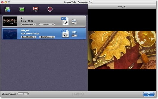 Leawo Video Converter for converting MP3
