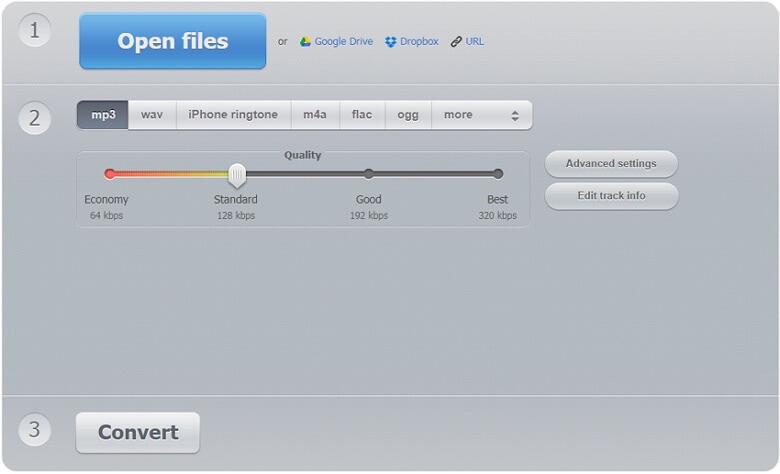 online m4a to mp3 converter