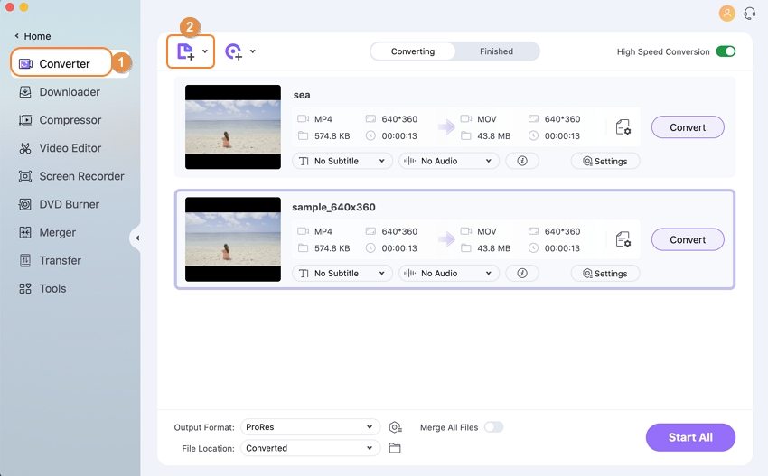 add videos to audio files