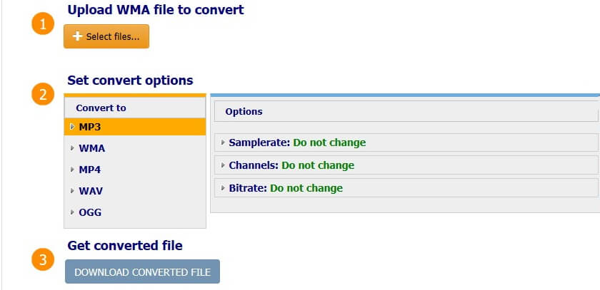 online converter wma to mp3