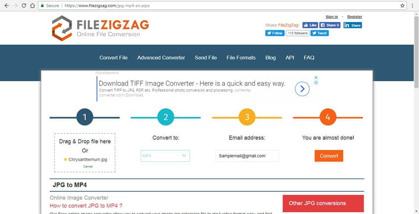 convert jpg to mp4 with jpg to mp4 converter online