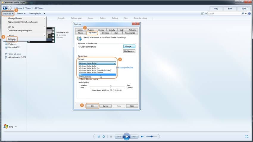 Lujo Bienes Extraordinario Wie kann man WMA in MP3 mit Windows Media Player konvertieren