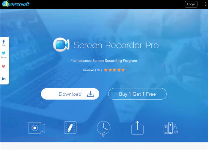 Apowersoft screen recorder