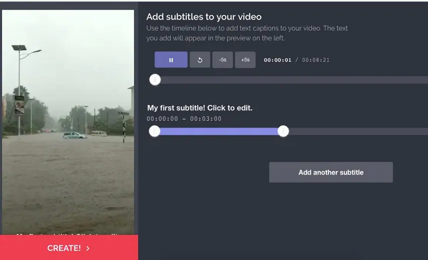 add subtitles to video online