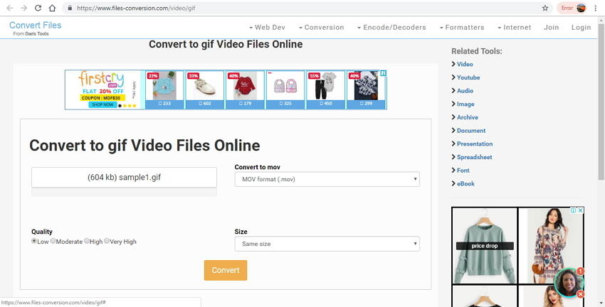 convert gif to mov online - 4