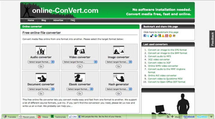 онлайн-конвертер mp4 в MKV Online Convert