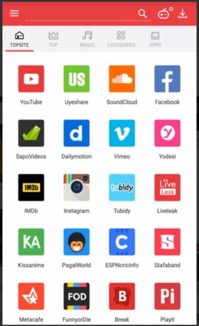 YouTube playlist downloader Android - VidMate- HD Video Downloader