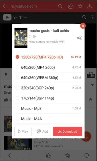 YouTube playlist downloader Android - Snaptube