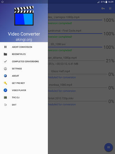 video converter for Android - 1