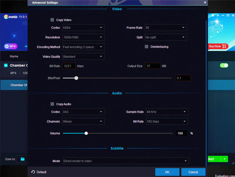 DVDFab Video Converter per la conversione da 1080p a 720p